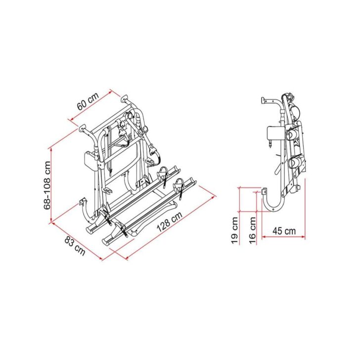 Fiamma Lift 77 E-Bike Bisiklet Taşıyıcısı - Görsel 4