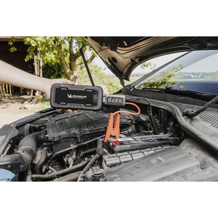 Michelin MJS120 12Volt 1500Amp Lityum Polimer Akü Takviye + Powerbank + Led Lamba - Görsel 8