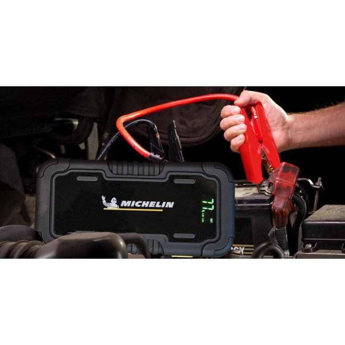 Michelin MJS160 12Volt 2000Amp Lityum Polimer Akü Takviye + Powerbank + Led Lamba - Görsel 2
