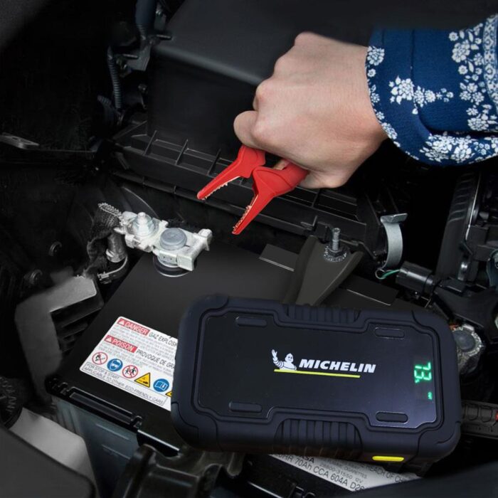 Michelin MJS160 12Volt 2000Amp Lityum Polimer Akü Takviye + Powerbank + Led Lamba - Görsel 10