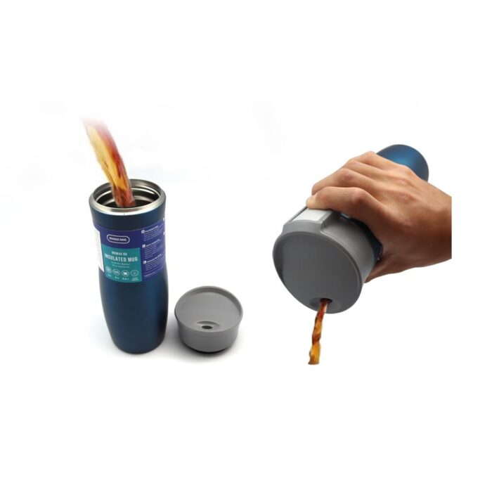 Mobicool MDM40OH 0,40 Litre Vakumlu Çift Yalıtımlı Paslanmaz Çelik Seyahat Bardağı /Termos/Kupa - Görsel 3
