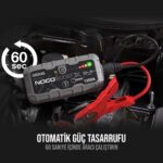 NOCO GBX45 12V 1250Amp Ultrasafe Lityum Akü Takviye + Powerbank + Led Lamba - Görsel 6