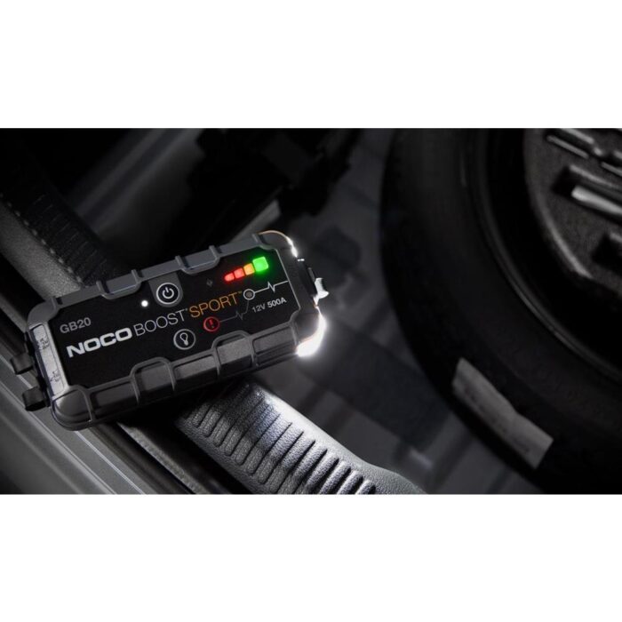 NOCO Genius GB20 12V 500Amp Ultrasafe Lityum Akü Takviye + Powerbank + Led Lamba - Görsel 4