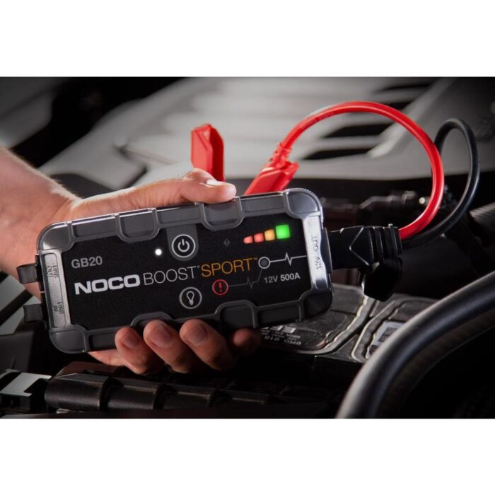 NOCO Genius GB20 12V 500Amp Ultrasafe Lityum Akü Takviye + Powerbank + Led Lamba - Görsel 6