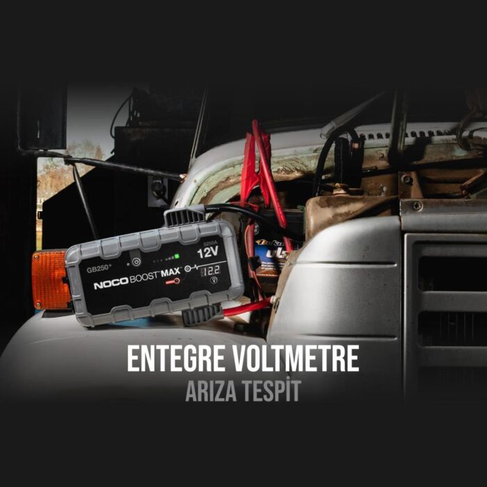 NOCO Genius GB250 12V 5250Amp Ultrasafe Lityum Akü Takviye + Powerbank + Led Lamba - Görsel 4