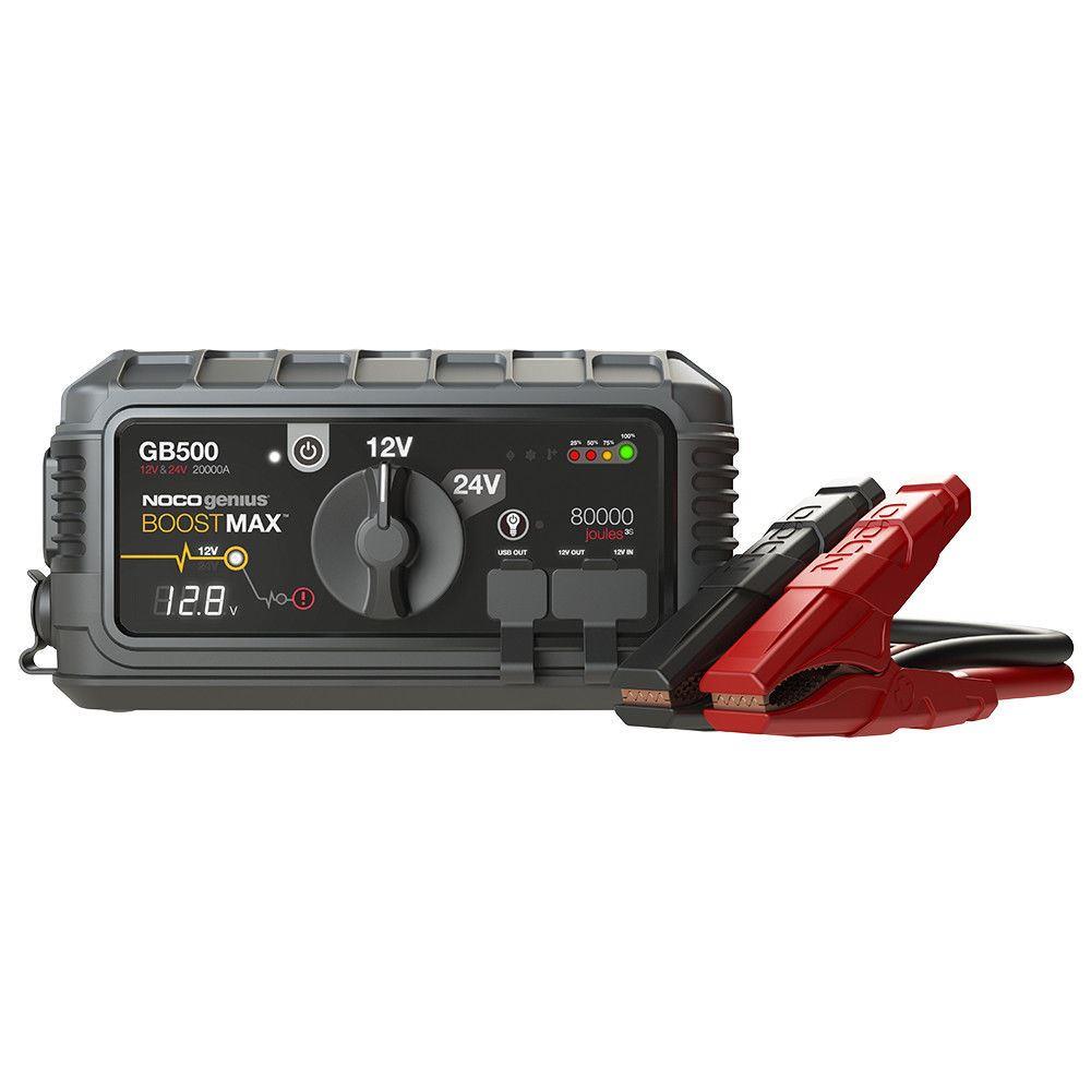 noco-genius-gb500-12v-24v-20-000amp-ultrasafe-lityum-aku-takviye-powerbank-led-lamba-8182 NOCO Genius GB500 12V/24V 6250Amp Ultrasafe Lityum Akü Takviye + Powerbank + Led Lamba - Görsel 1