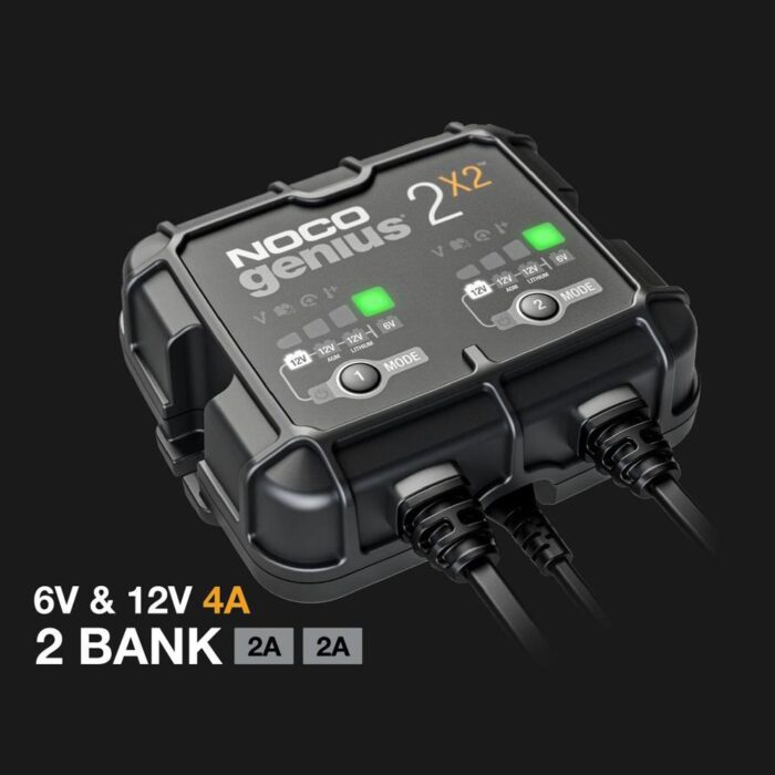 NOCO GENIUS2X2 6V/12V 40A Çoklu/2’Li Akıllı Akü Şarj ve Akü Bakım/Desülfatör - Görsel 2