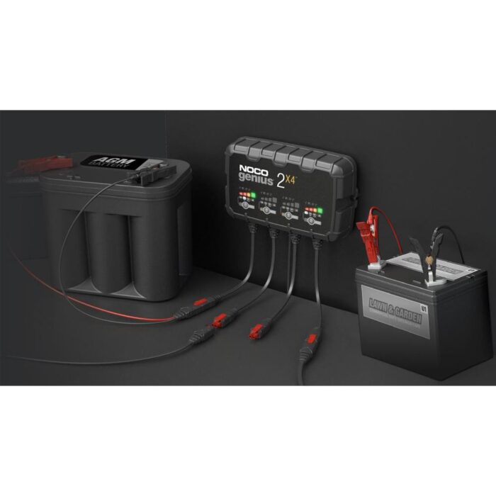 NOCO GENIUS2X4 6V/12V 40A Çoklu/4’Lü Akıllı Akü Şarj ve Akü Bakım/Desülfatör - Görsel 5