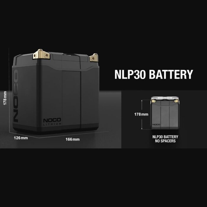 NOCO NLP30 12V 8Ah. 100Wh Li-İon Motosiklet Aküsü CCA 700A LiFeP04 - Görsel 7