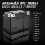 NOCO NLP5 12V 2Ah. 26Wh Li-ion Motosiklet Aküsü CCA 250A LiFeP04 - Görsel 2