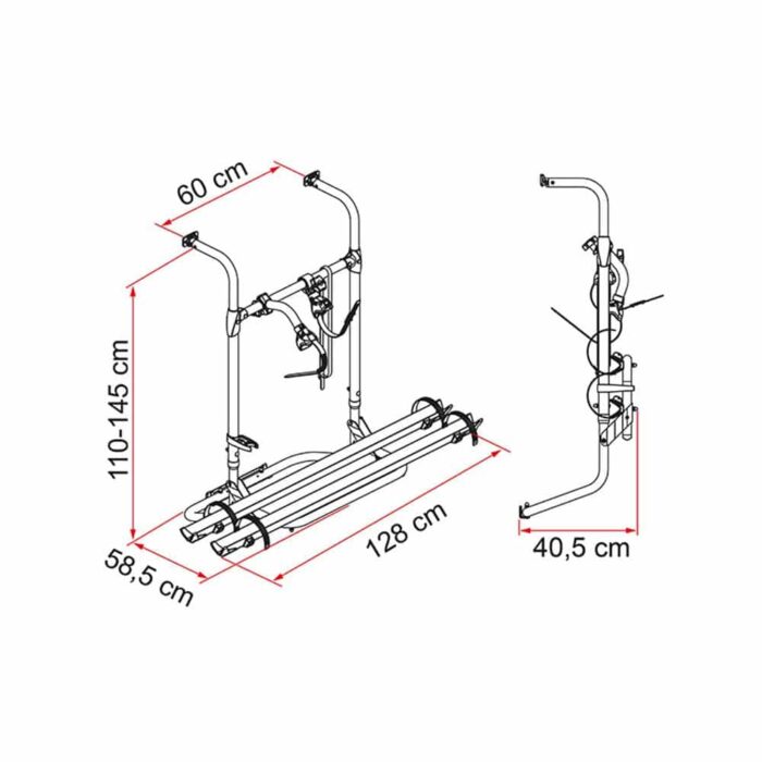 Fiamma Simple Plus 200 Bisiklet Taşıyıcısı - Görsel 2