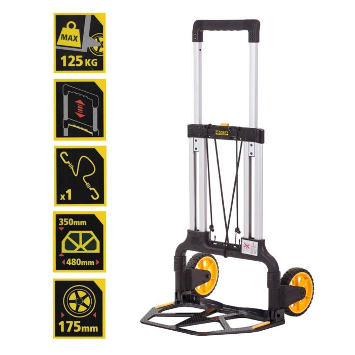 STANLEY FATMAX FX706 125Kg Profesyonel Katlanır El Arabası - Görsel 2