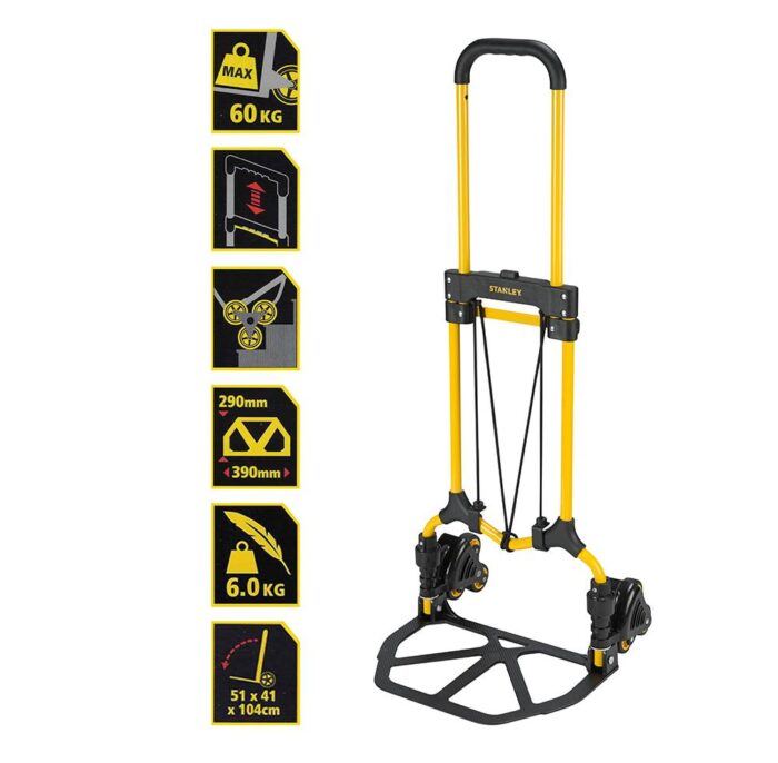 Stanley FT584 30/60Kg Merdiven Çıkabilen Katlanır El Arabası - Görsel 2