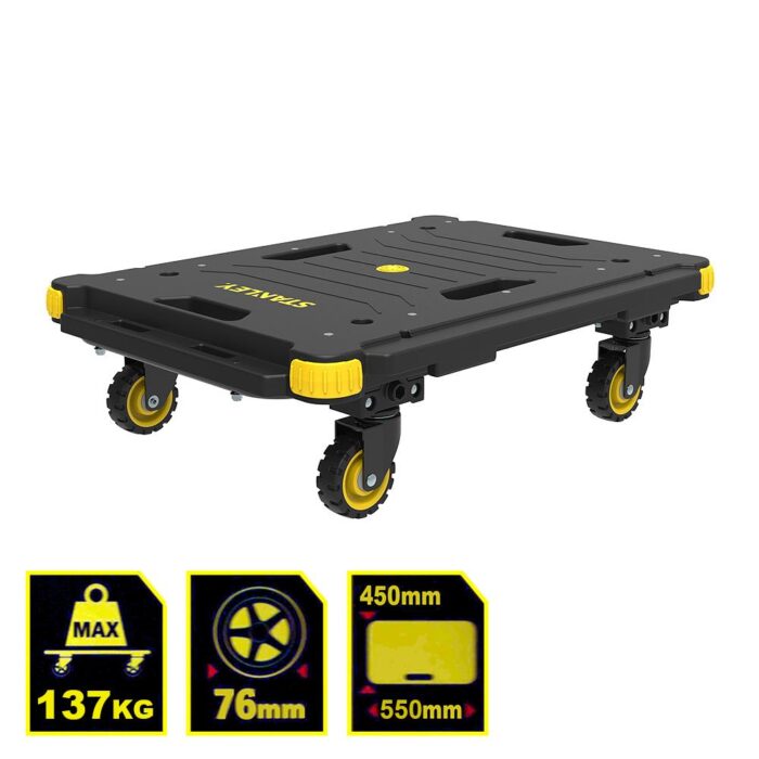STANLEY PC531 137kg 55x45cm Dört Tekerli Yük ve Paket Taşıma Arabası - Görsel 2