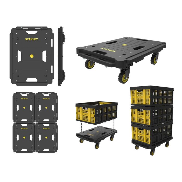 STANLEY PC531 137kg 55x45cm Dört Tekerli Yük ve Paket Taşıma Arabası - Görsel 3