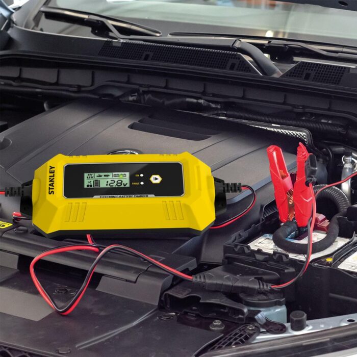 STANLEY SXA25 6V/12 120A Dijital Akıllı Akü Şarj ve Akü Bakım Cihazı - Görsel 7