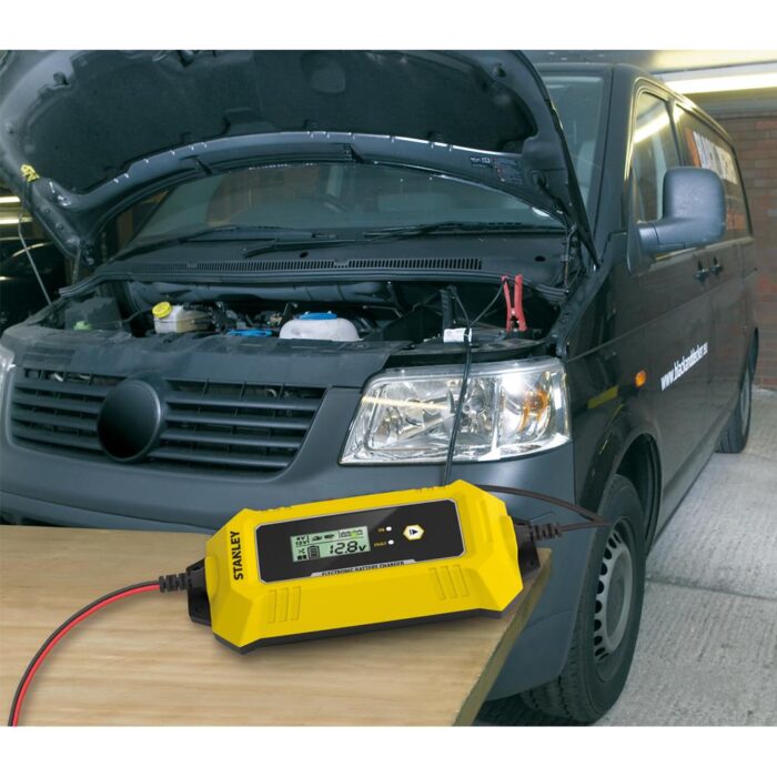 STANLEY SXA26 12V 250A Dijital Akü Şarj ve Akü Bakım Cihazı - Görsel 6