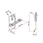 Fiamma VW Bisiklet Taşıyıcısı Kit Adaptörü  T6 / T5 - Görsel 2