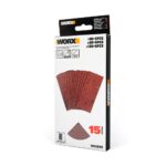 WORX WA2029 185x95mm 60, 80, 120 Kum, 15 Adet Cırtlı Universal Zımpara Kâğıdı Seti - Görsel 3