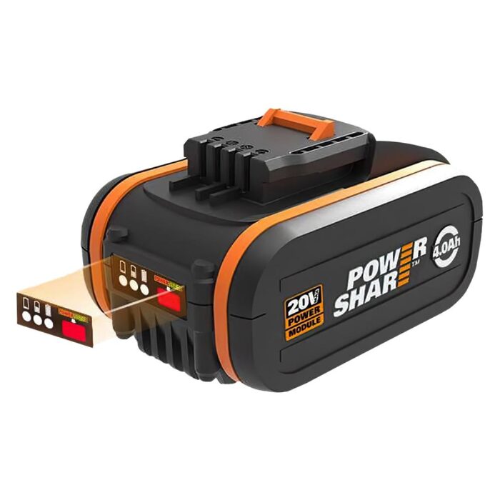 WORX WA3553 20Volt 4.0Ah. Li-ion PowerShare Yedek Akü - Görsel 3