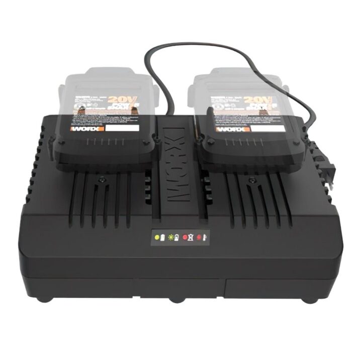 WORX WA3883 20Volt Li-ion PowerShare İkili Hızlı Akü Şarj Cihazı - Görsel 2