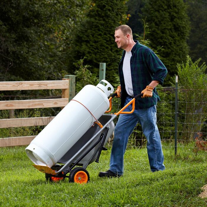 WORX WG050 100Lt./136Kg. Profesyonel Çok Amaçlı El Arabası, Taşıma Arabası - Görsel 10