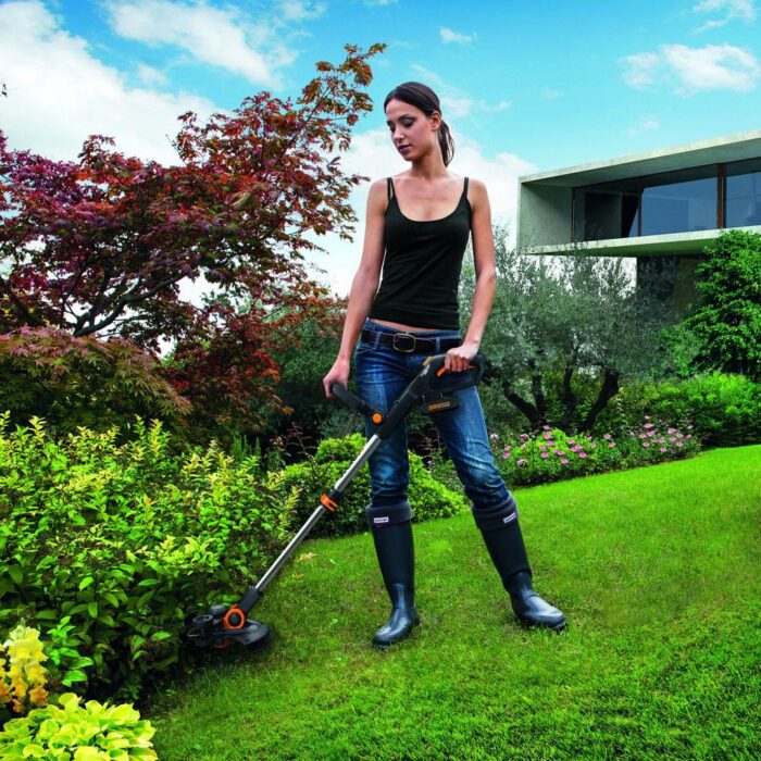 WORX WG163E.9 20Volt 30cm Profesyonel Teleskobik Misinalı Çim ve Kenar Kesme (Akü Dahil Değildir) - Görsel 7