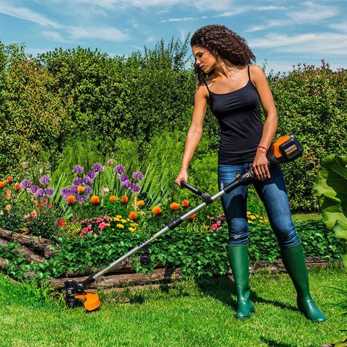 WORX WG184E 40Volt 2.0Ah. Li-ion 33cm Profesyonel Misinalı Çim ve Kenar Kesme - Görsel 4