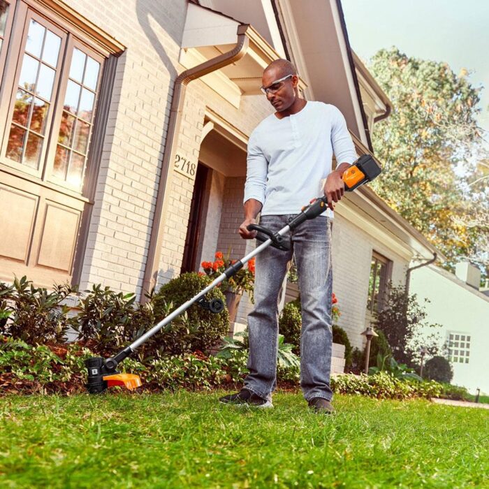 WORX WG184E 40Volt 2.0Ah. Li-ion 33cm Profesyonel Misinalı Çim ve Kenar Kesme - Görsel 5