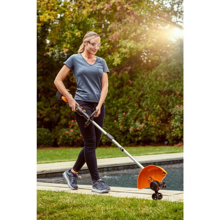 WORX WG184E 40Volt 2.0Ah. Li-ion 33cm Profesyonel Misinalı Çim ve Kenar Kesme - Görsel 6