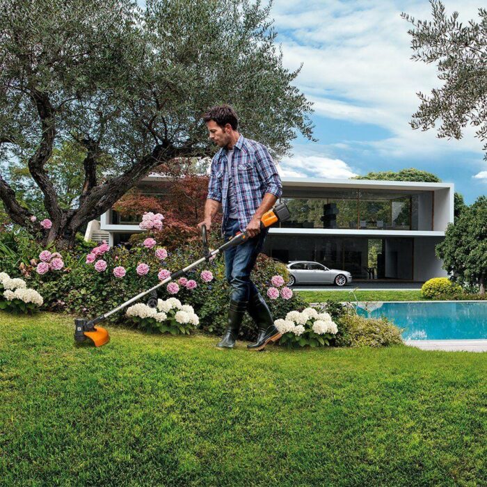 WORX WG184E 40Volt 2.0Ah. Li-ion 33cm Profesyonel Misinalı Çim ve Kenar Kesme - Görsel 9