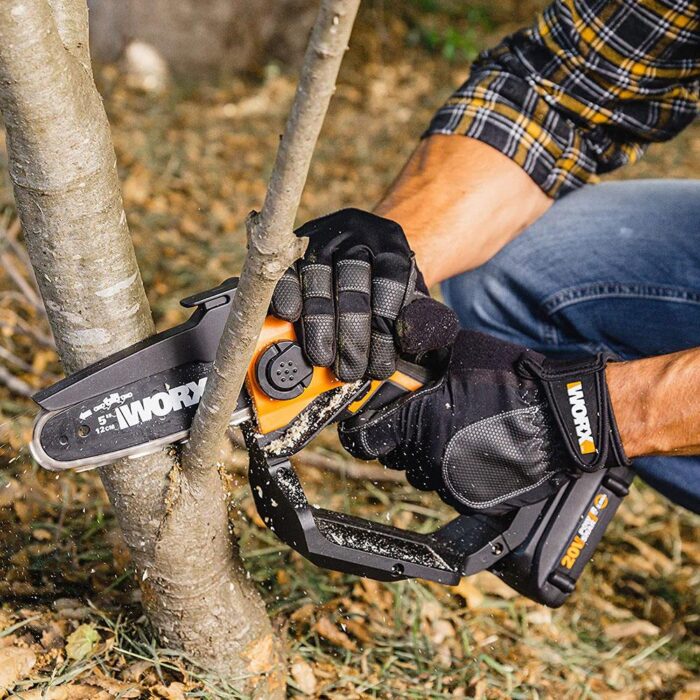 WORX WG324E 20Volt 2.0Ah Li-ion 12CM Profesyonel Şarjlı Zincirli Testere - Görsel 6