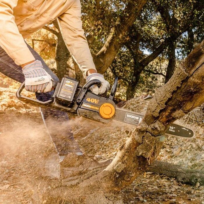 WORX WG385E 40Volt 4.0Ah Li-ion 40CM Profesyonel Şarjlı Kömürsüz Zincirli Testere - Görsel 4