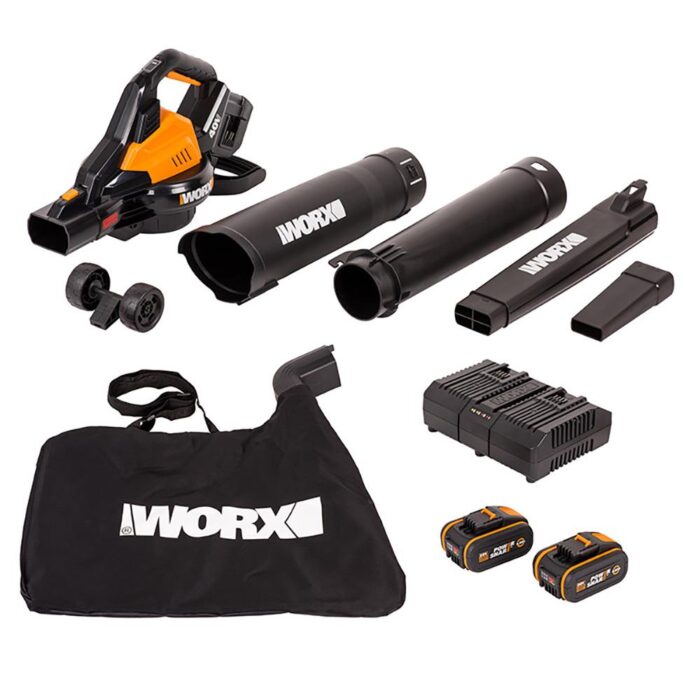 WORX WG583E 40Volt 4.0Ah. Li-ion Kömürsüz Profesyonel Yaprak Toplama ve Üfleme - Görsel 2