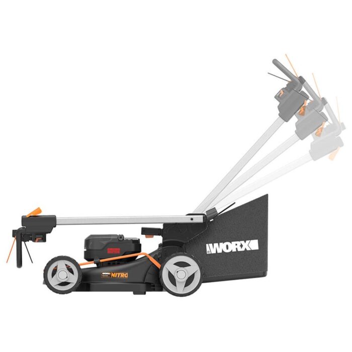 WORX WG749E 40Volt 4.0Ah. Li-ion 46CM Profesyonel Kömürsüz Şarjlı Çim Biçme - Görsel 3