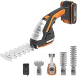 WORX WG801E.5 20Volt 2.0Ah. Li-ion Şarjlı Profesyonel Avuç İçi Çim Kesme, Çit Budama/Çapalama - Görsel 2