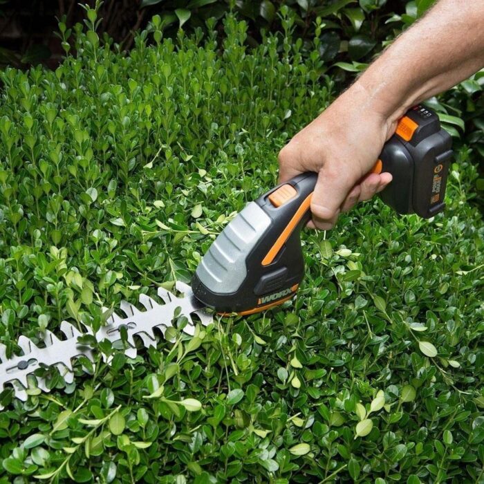 WORX WG801E.5 20Volt 2.0Ah. Li-ion Şarjlı Profesyonel Avuç İçi Çim Kesme, Çit Budama/Çapalama - Görsel 8