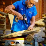 WORX WX-JCR 20Volt/2.0Ah Li-ion Çift Akülü Kömürsüz Profesyonel Darbeli Şarjlı Matkap - Görsel 10