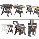 WORX WX051 Çok Fonksiyonlu Katlanabilir Çalışma Tezgâhı + 2 Adet Tetik İşkence - Görsel 2