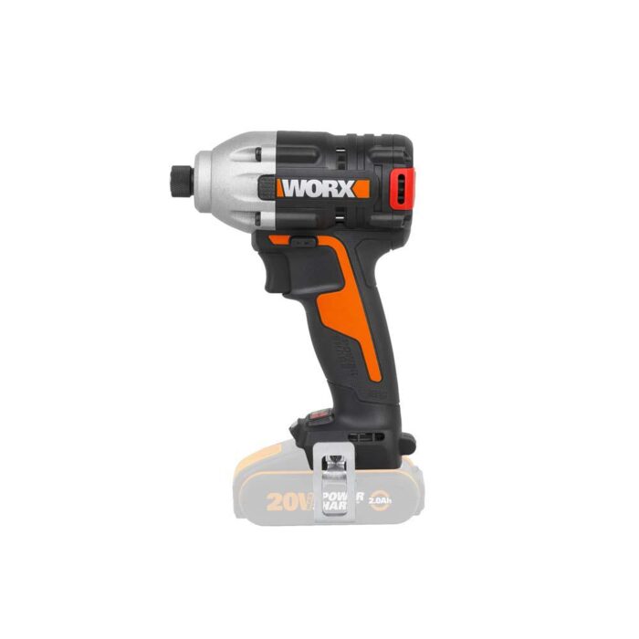 WORX WX261.9 20Volt 260Nm Kömürsüz Profesyonel Darbeli Tornavida (Akü Dahil Değildir) - Görsel 2