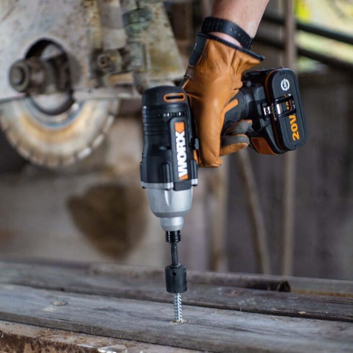 WORX WX291.9 20Volt 170Nm Profesyonel Darbeli Tornavida (Akü Dahil Değildir) - Görsel 4