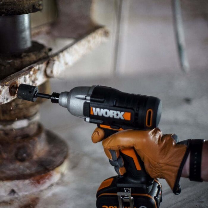 WORX WX291.9 20Volt 170Nm Profesyonel Darbeli Tornavida (Akü Dahil Değildir) - Görsel 5