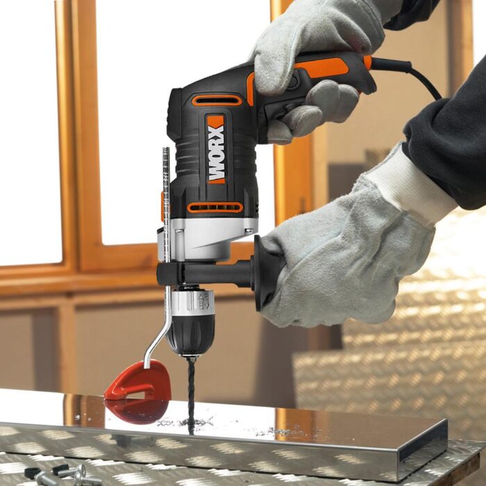 WORX WX318 810Watt 13mm Profesyonel Darbeli Matkap + 6 Adet Uç - Görsel 5