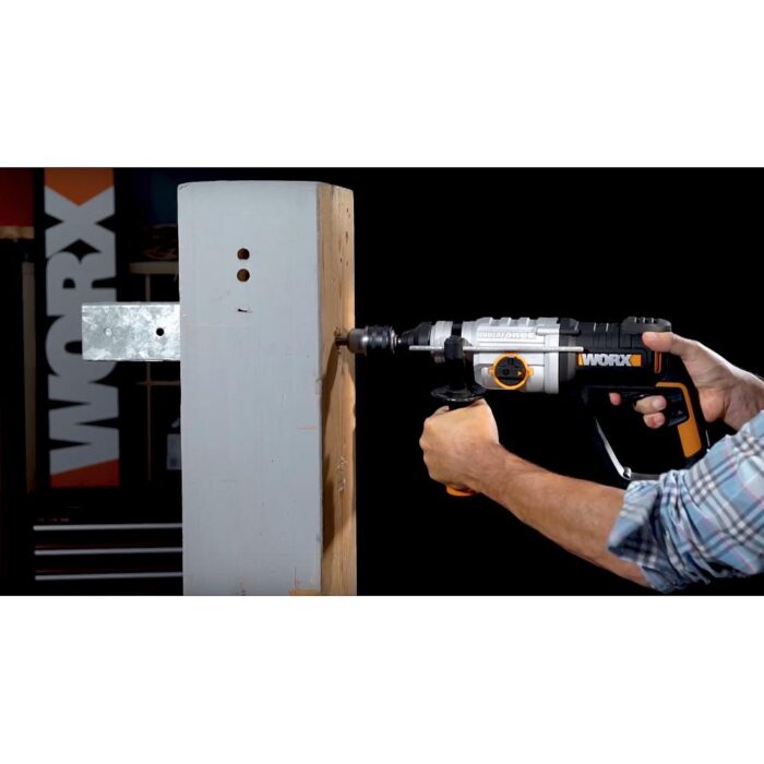 WORX WX339 800Watt 2.5J Profesyonel SDS-Plus Kırıcı/Delici + 4 Adet Uç - Görsel 6