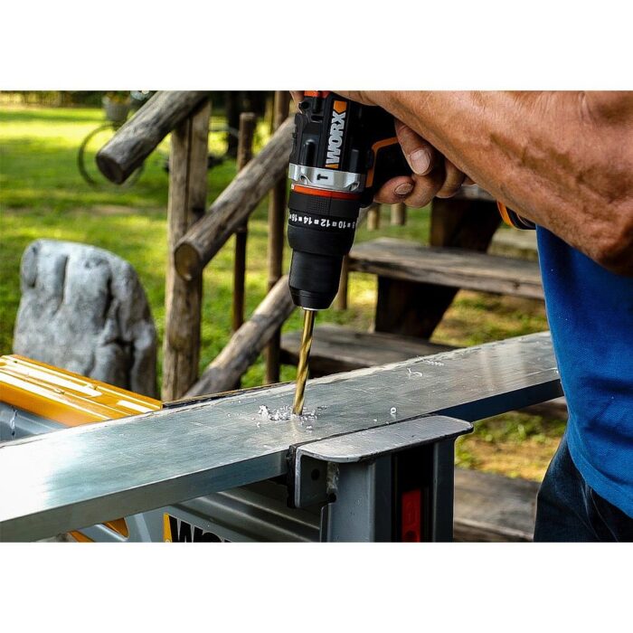 WORX WX352 20Volt/2.0Ah Li-ion Çift Akülü Kömürsüz Profesyonel Şarjlı Darbeli Matkap - Görsel 8
