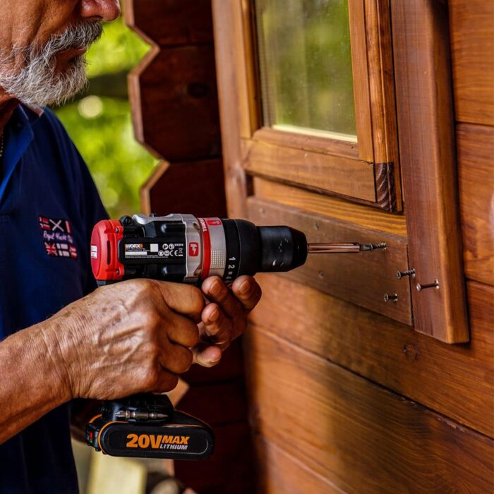 WORX WX354 20Volt/2.0Ah Li-ion Çift Akülü Kömürsüz Profesyonel Darbeli Şarjlı Matkap - Görsel 10