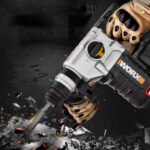 WORX WX380 20Volt 4.0Ah. 2.2J Li-ion Çift Akülü Şarjlı Profesyonel SDS-Plus Pnömatik Kırıcı/Delici - Görsel 9