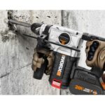 WORX WX380.9 20Volt 2.2J Profesyonel SDS-Plus Pnömatik Kırıcı/Delici (Akü Dahil Değildir) - Görsel 7