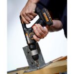 WORX WX390.1 20Volt 2.0Ah. Li-ion 1.2J Profesyonel SDS-Plus Pnömatik Çift Akülü Şarjlı Matkap + 8 Adet Uç + Mandren - Görsel 4