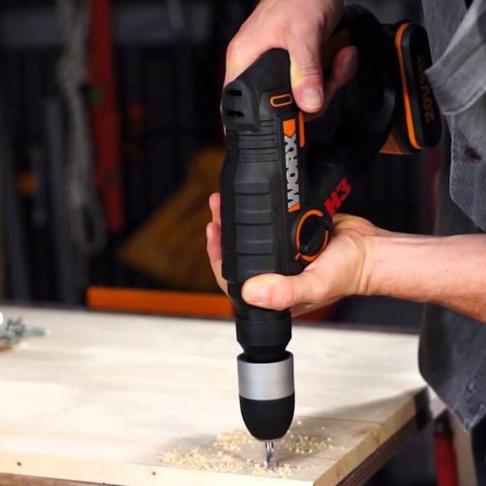 WORX WX390.9 20Volt 1.2J Profesyonel SDS-Plus Pnömatik Şarjlı Matkap + 8 Adet Uç + Mandren (Akü Dahil Değildir) - Görsel 10